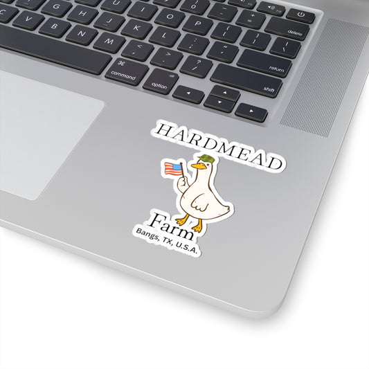 Farm-Themed Kiss-Cut Stickers - Hardmead Duck Design